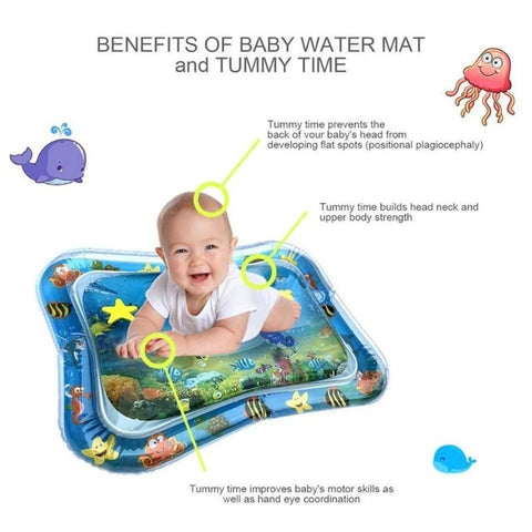 Summer inflatable water mat for babies Safety Cushion Ice Mat Early Education Toys Play